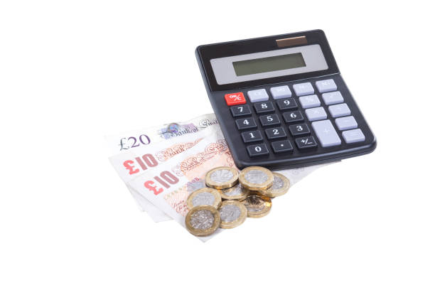 istock Accounting concept with money and calculator 822763508