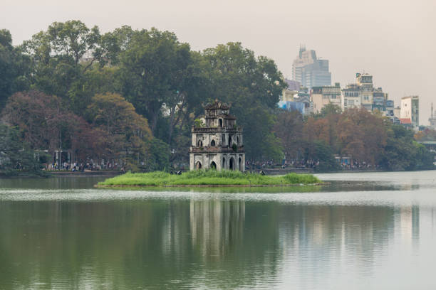 istock The Turtle Tower on the Hoan Kiem Lake. Hanoi 822763690