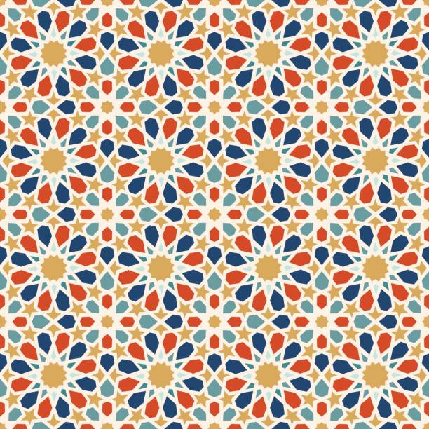 アラビア語のモザイク タイル背景装飾芸術 - islam art mosaic pattern点のイラスト素材／クリップアート素材／マンガ素材／アイコン素材