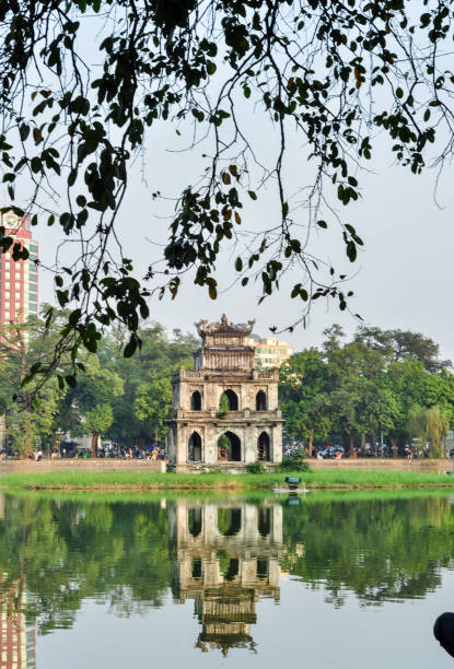 istock The Turtle Tower on the Hoan Kiem Lake. Hanoi 822764542