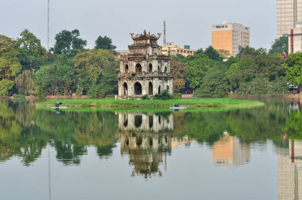 istock The Turtle Tower on the Hoan Kiem Lake. Hanoi 822764616