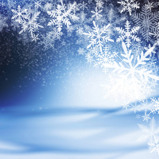istock Christmas Background with Snowflakes 822784616