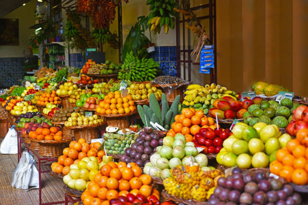 노천 시장입니다. - farmers market market farmer community 뉴스 사진 이미지