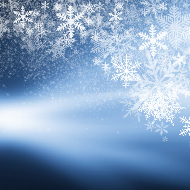 istock Christmas Background with Snowflakes 822786116