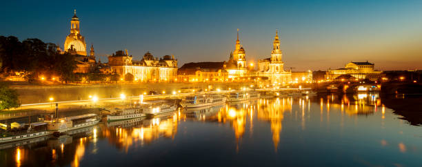 istock Evening panorama of Dresden 822802832