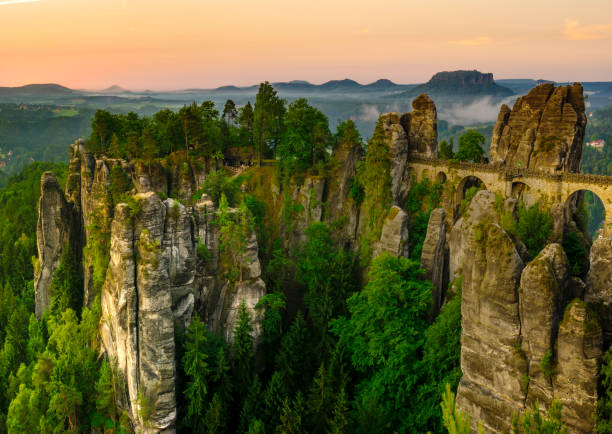 istock The Bastei bridge, Saxon Switzerland National Park, Germany 822803132