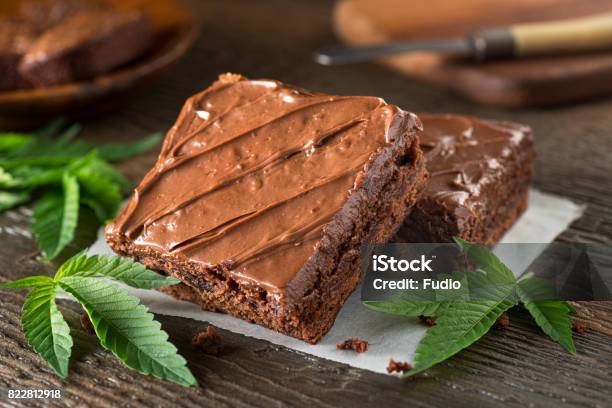Pot Brownies Stock Photo - Download Image Now - Cannabis Plant, Brownie, Marijuana - Herbal Cannabis
