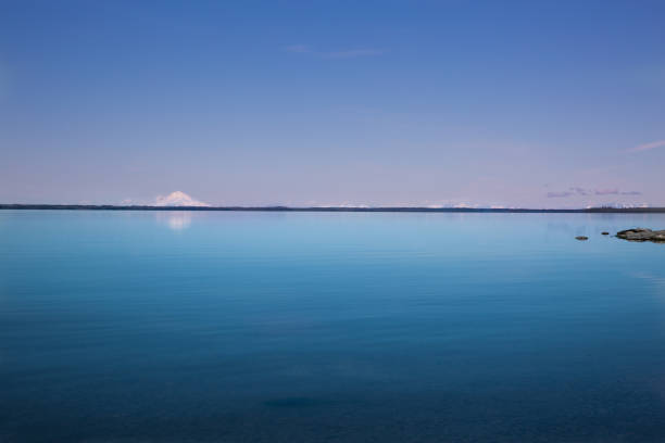 istock Skilak Lake overlooking Mt. Redoubt Volcano 822873964
