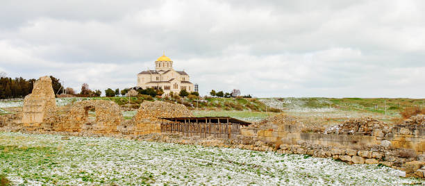 istock Chersonesus archaeological park, Sevastopol, Crimea 822878576
