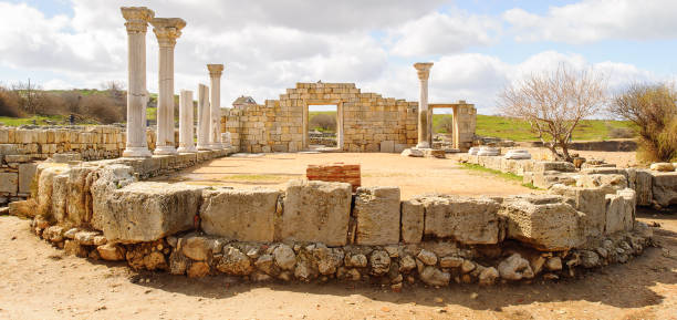 istock Chersonesus ruins, archaeological park, Sevastopol, Crimea 822888264