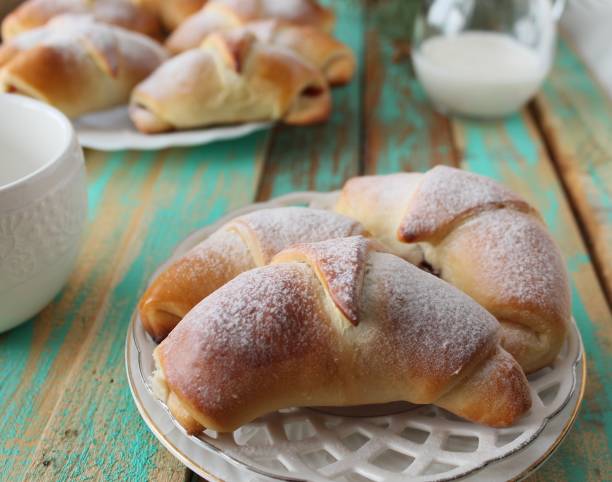 istock Homemade freshly baked,croissants 822904632