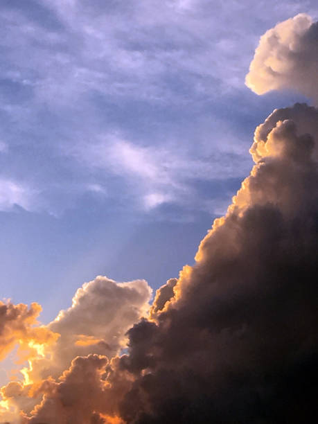 istock Clouds lit by the sunset in Port Charlotte FL 822911038