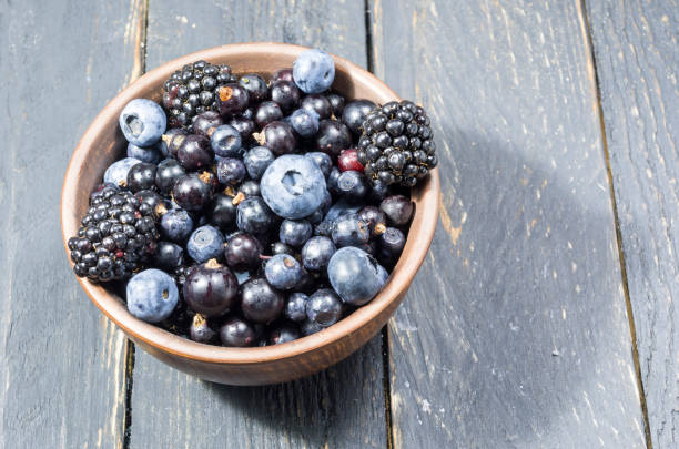 istock A variety of forest berries in a clay bowl. 822912004