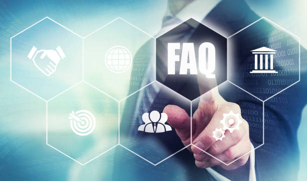 istock A businessman selecting a Frequently Asked Questions Concept button 822917992