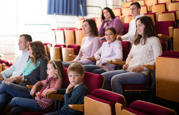 istock Numerous audience attending movie night 822918668