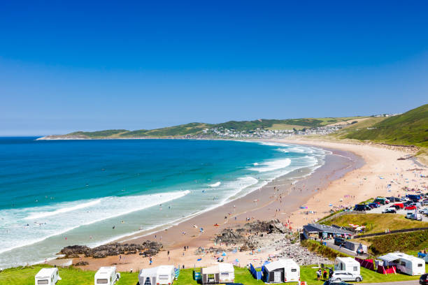 istock Putsborough Sands Devon England UK Europe 822932322