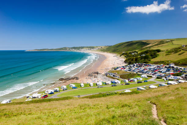 istock Putsborough Sands Devon England UK Europe 822932496
