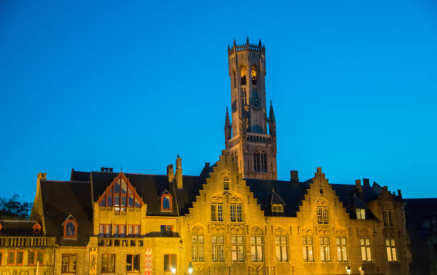 istock Night view of in Bruges 822939396