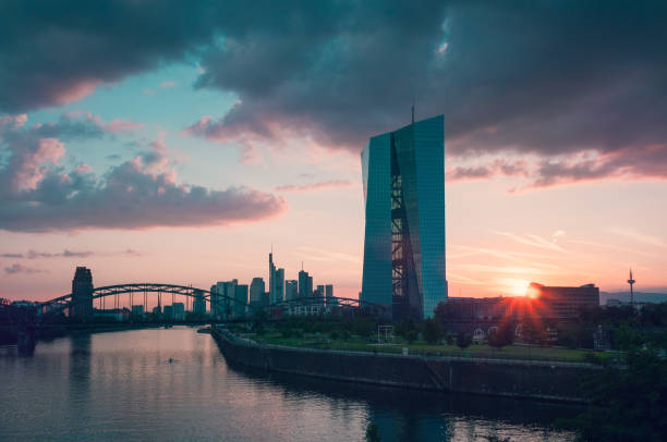 istock European Central Bank Building during Sunset 822944300