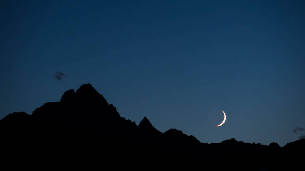 istock Monviso, the Stone King with the moon 822952142