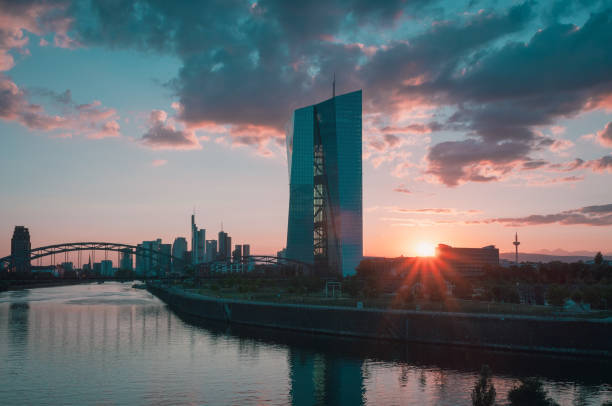istock European Central Bank Building during Sunset 822952164