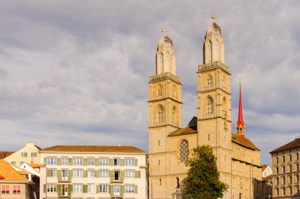 istock Grossmunster, cathedral in Zurich, Switzerland 822959000