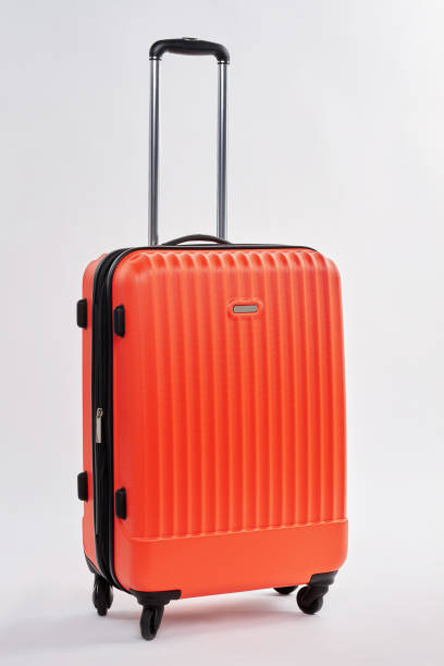 istock Personal luggage bag, white background. 822959652