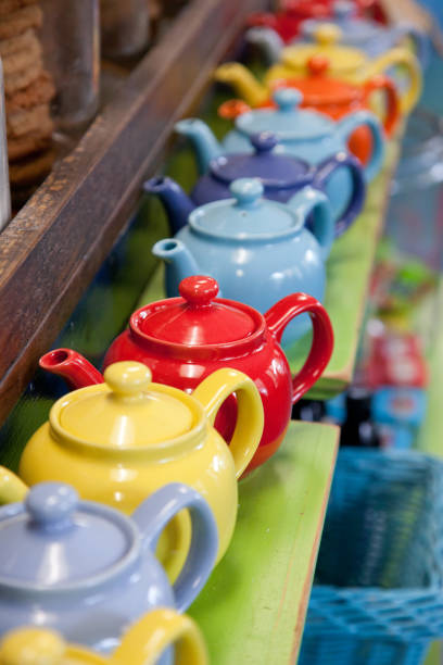 istock row of tea pots 822960856