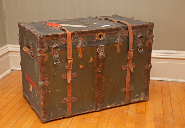 istock old antique travel chest 822960872