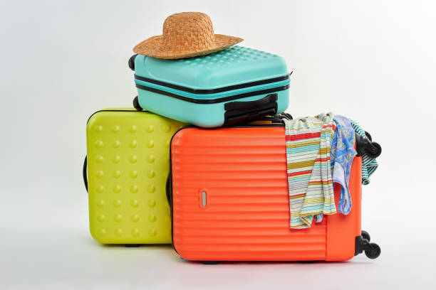 istock Bags for clothes for vacation. 822964650