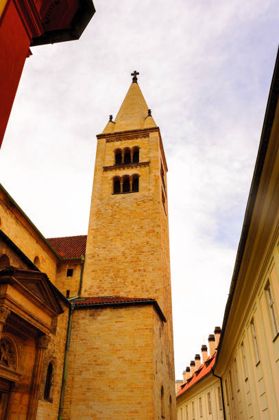 istock St. George's Basilica, eastern side, Prague castle, Czech Republic 822974822