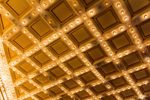 istock Theater Entrance Ceiling Marquee Lights 822988794