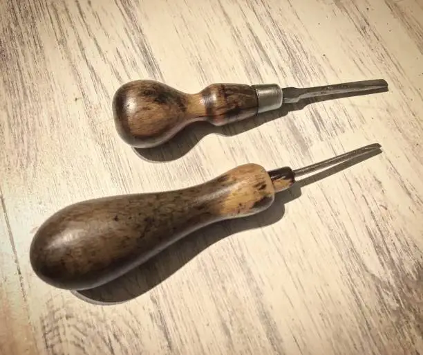 Restored Vintage Gunsmith screwdriver and Bradawl