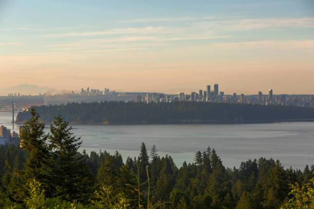 istock Vancouver and Burnaby City Skyline during Sunrise 823026658