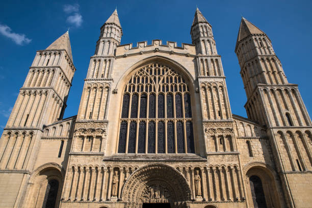 istock Rochester Cathedral in Kent, UK 823035016
