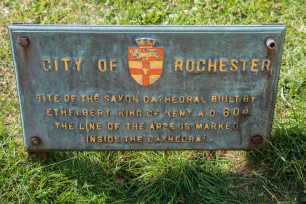 istock Plaque in Rochester, Kent, UK 823035304