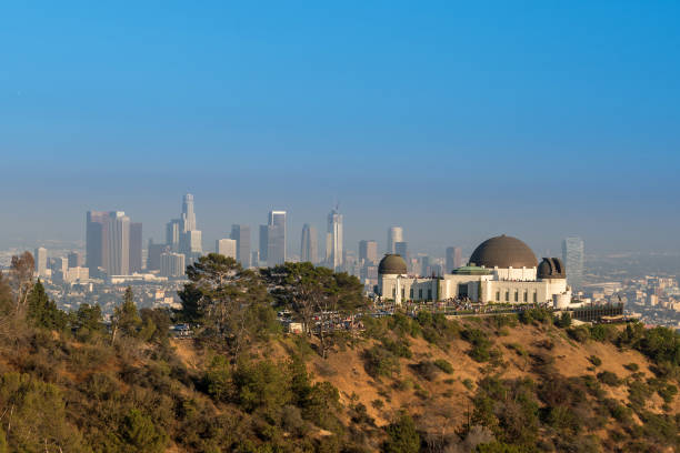 istock Griffith Observatory and downtown Los Angeles in CA 823076210