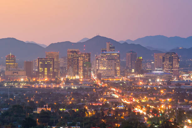 istock Top view of downtown Phoenix Arizona 823076416
