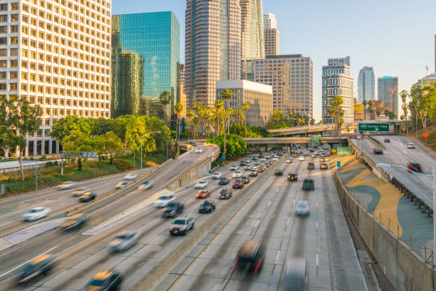 istock Downtown Los Angeles skyline 823076428