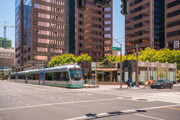 istock Financial district area of downtown Phoenix  Arizona 823076442