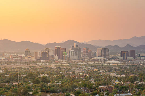 istock Top view of downtown Phoenix Arizona 823076550
