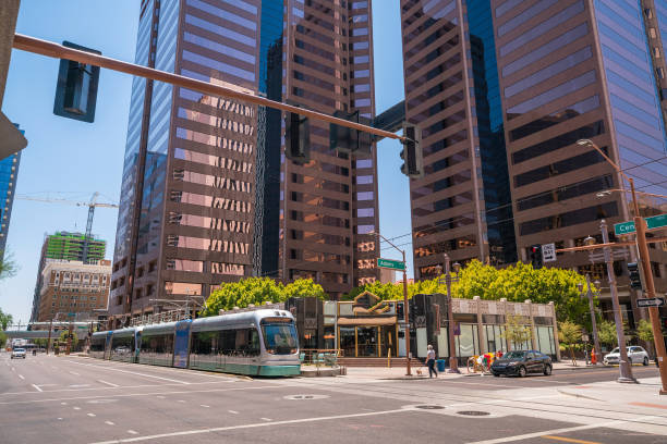 istock Financial district area of downtown Phoenix  Arizona 823076650