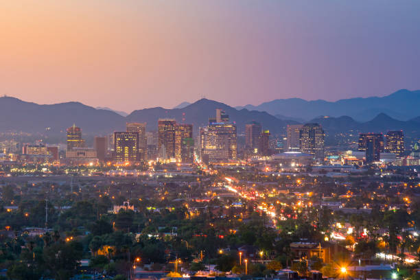 istock Top view of downtown Phoenix Arizona 823076702