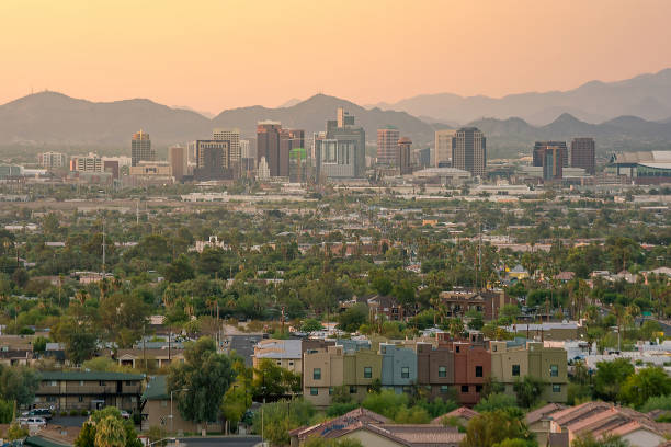 istock Top view of downtown Phoenix Arizona 823076716