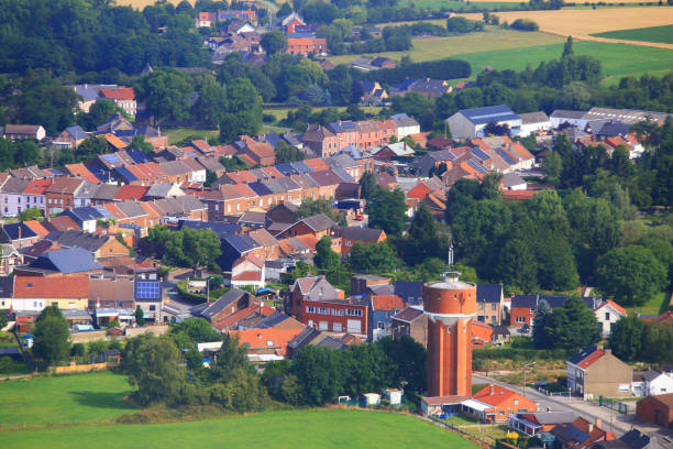 istock Outskirts of Brussels view from above 823090670