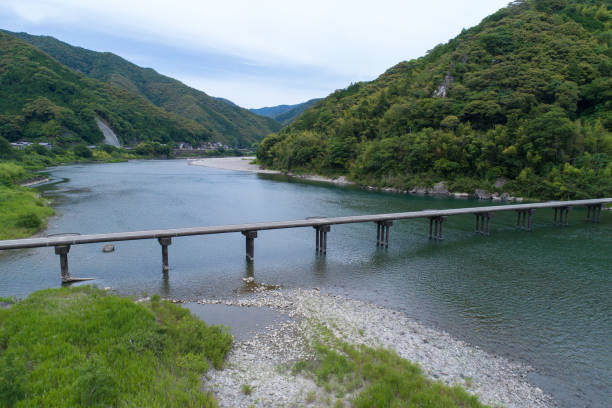 istock Nagoshiya Low Water Crossing (Kochi Prefecture) in Japan 823112544