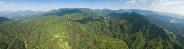 istock aerial view of the mountain under sunny day 823186714