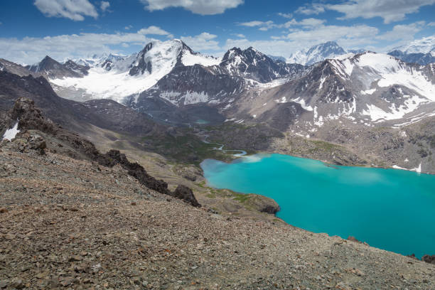 istock Ala kul lake. Kyrgyzstan 823208610