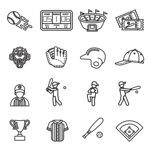 2,000+ Baseball Catcher Equipment Illustrations, Royalty-Free