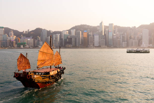 istock Aqua Luna sail in sunset 823224694